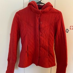 Anthropologie Quilted Cotton Sweater Jacket
